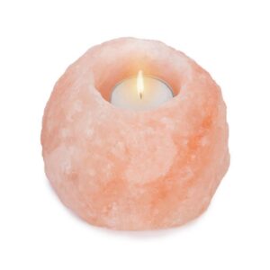 himalayan salt candle holder