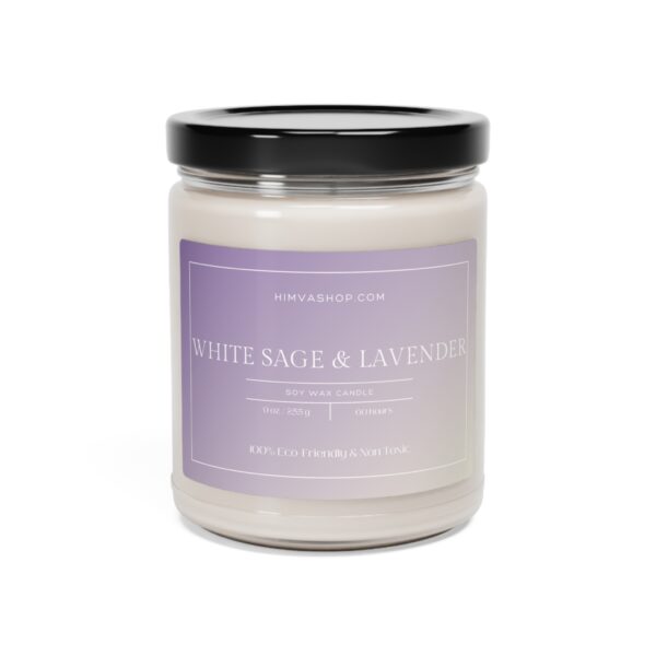 White Sage Levendor Candle
